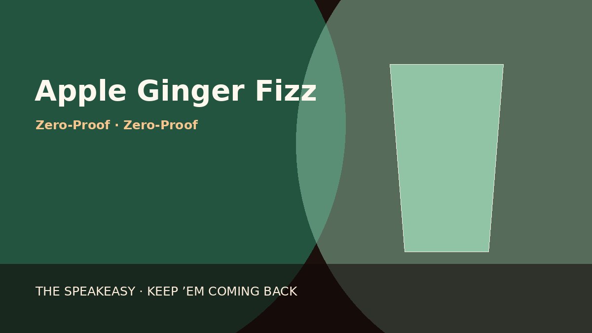Illustration of Apple Ginger Fizz