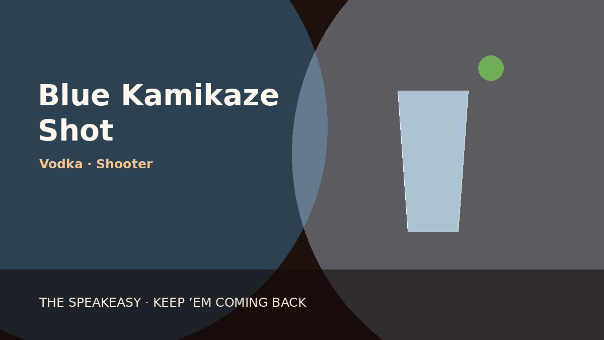 Illustration of Blue Kamikaze Shot