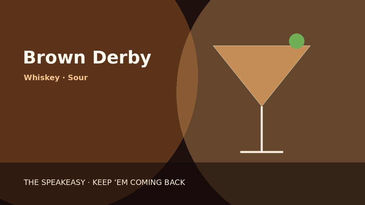 Illustration of Brown Derby