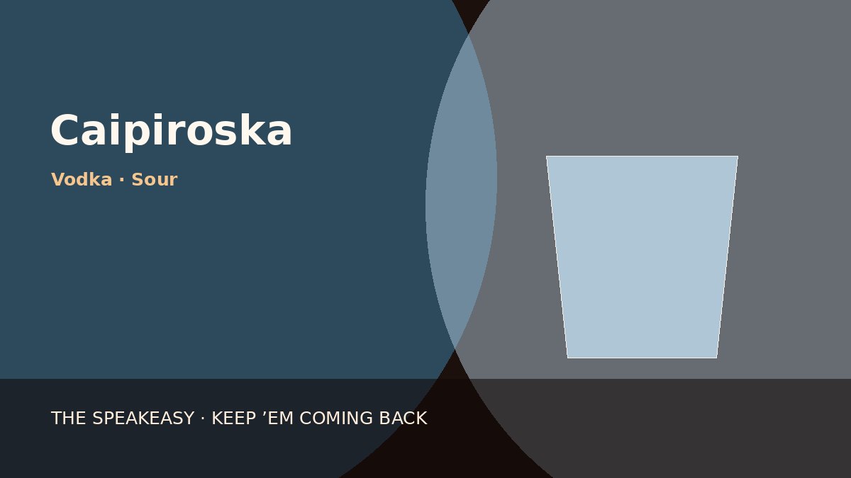 Illustration of Caipiroska