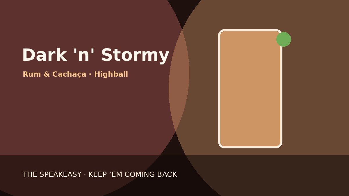 Illustration of Dark 'n' Stormy