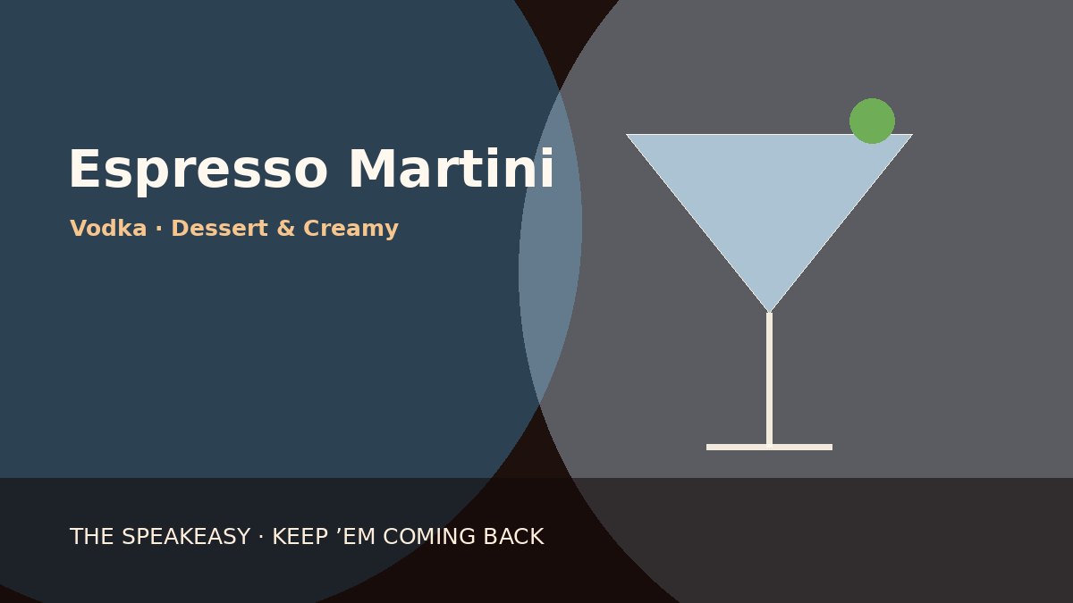 Illustration of Espresso Martini