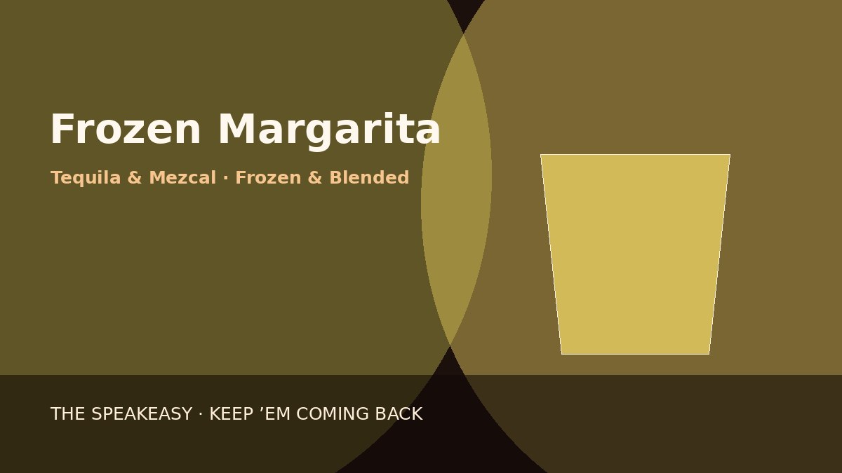 Illustration of Frozen Margarita