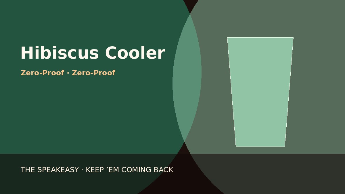Illustration of Hibiscus Cooler