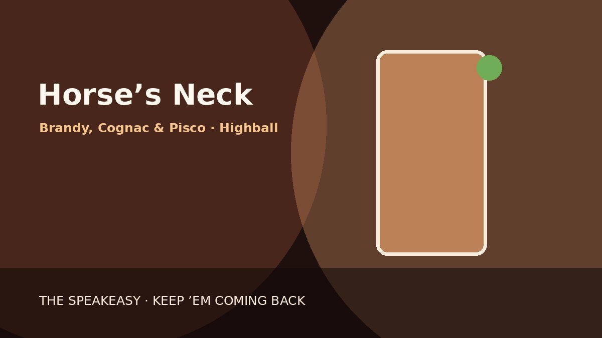 Illustration of Horse’s Neck