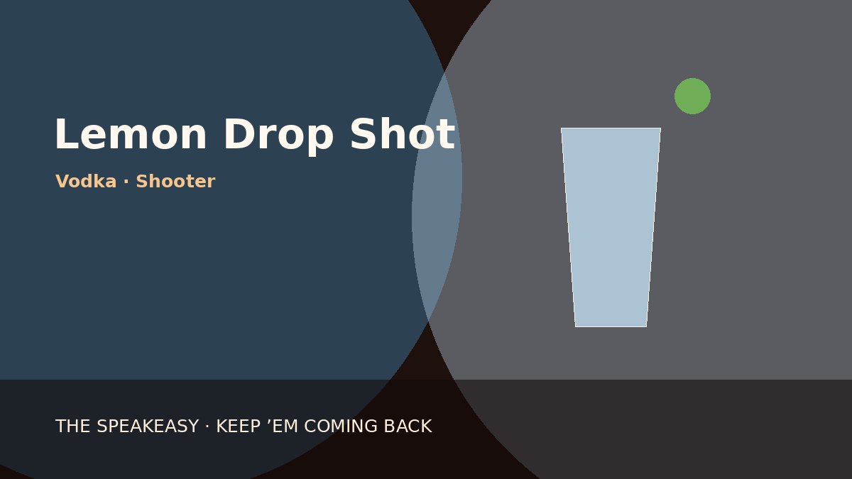 Illustration of Lemon Drop Shot