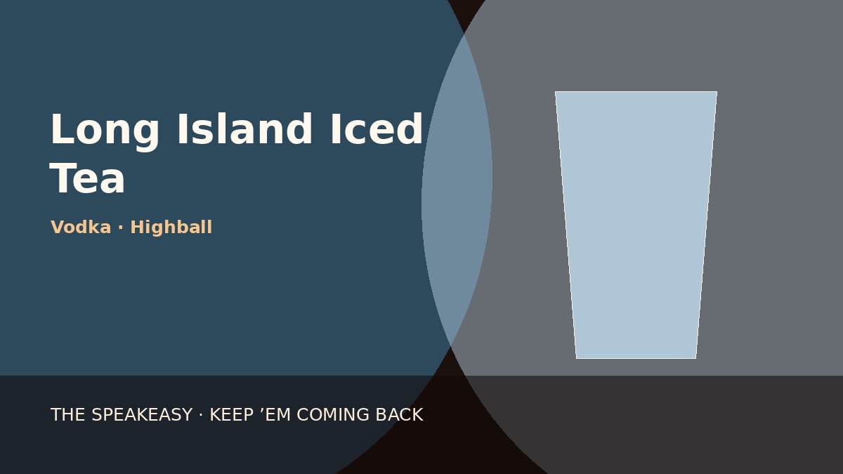 Illustration of Long Island Iced Tea