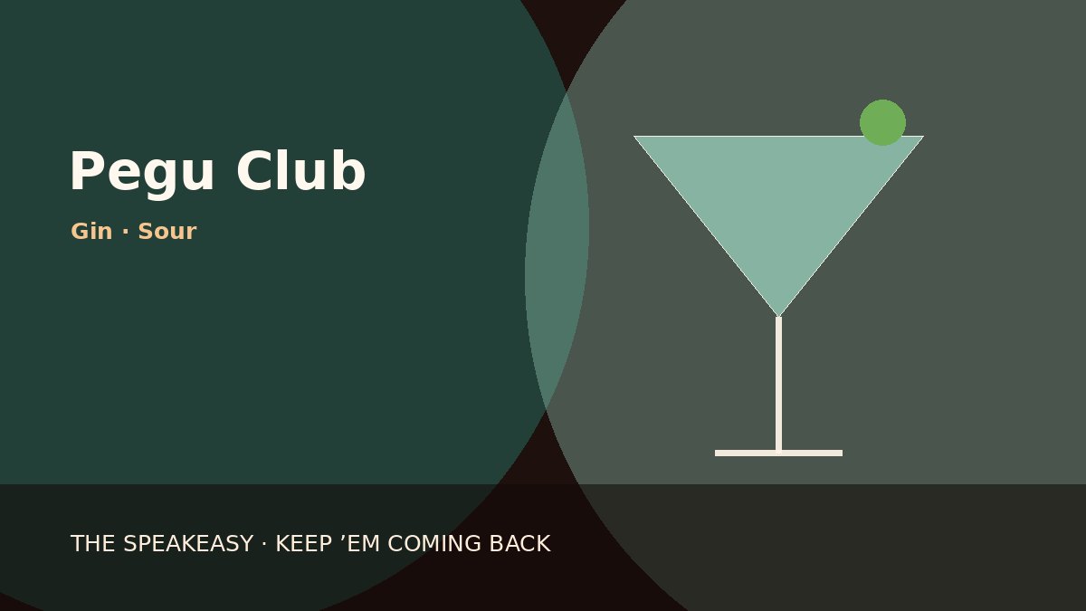 Illustration of Pegu Club