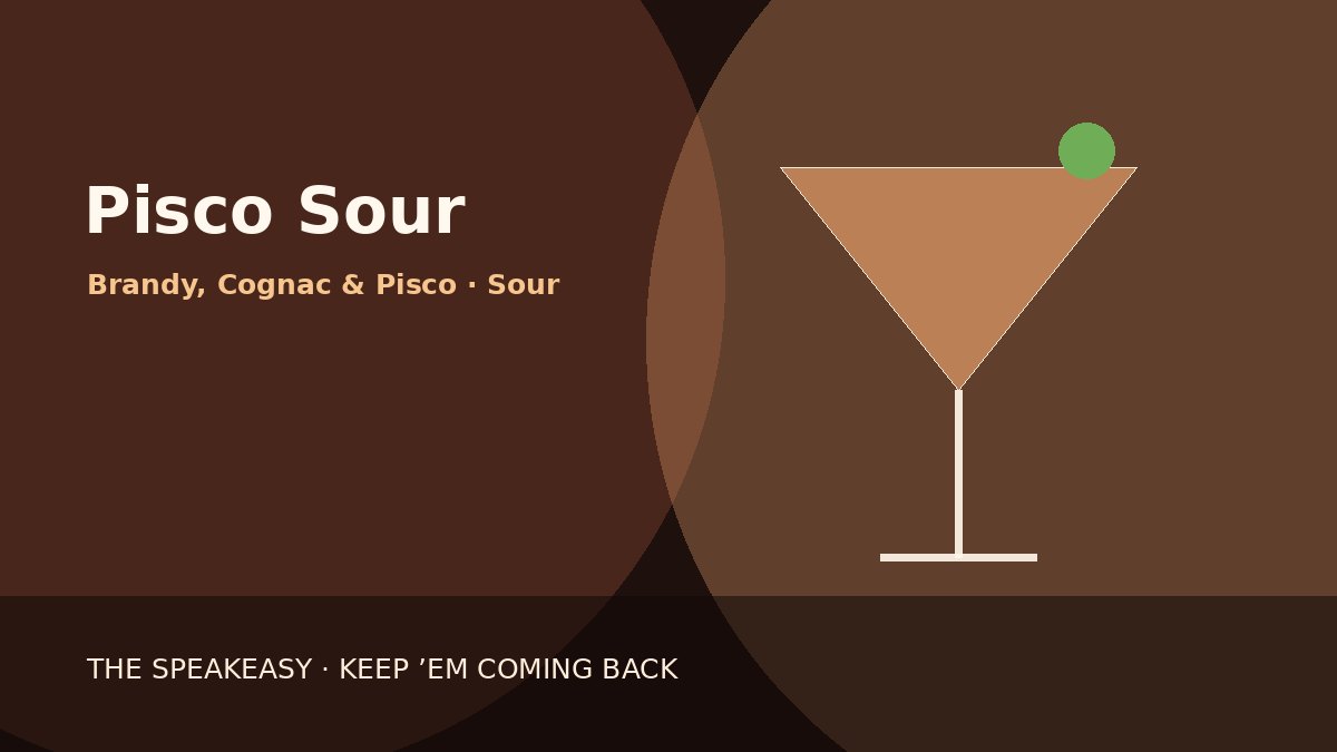 Illustration of Pisco Sour