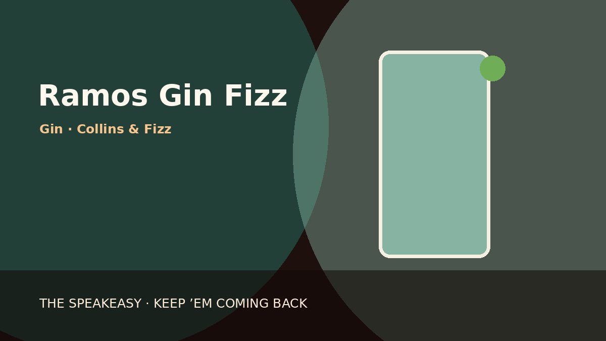 Illustration of Ramos Gin Fizz