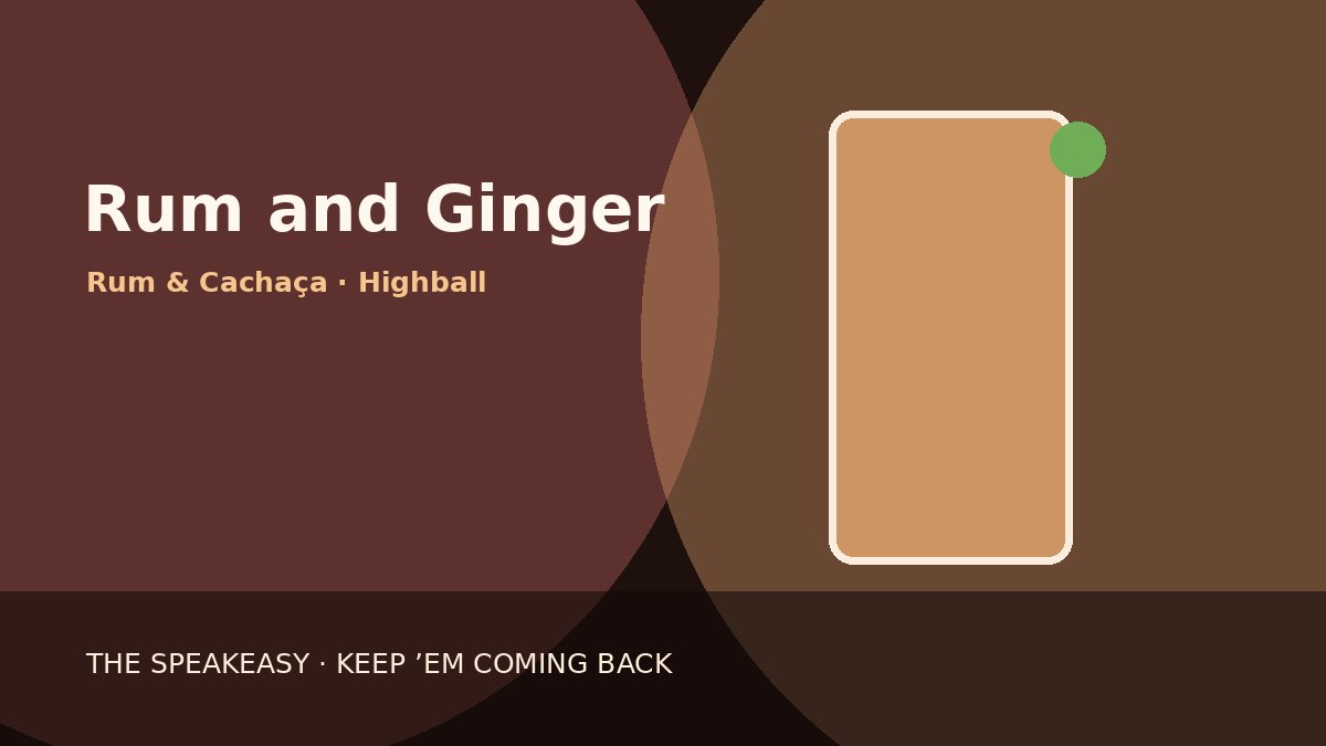 Illustration of Rum and Ginger