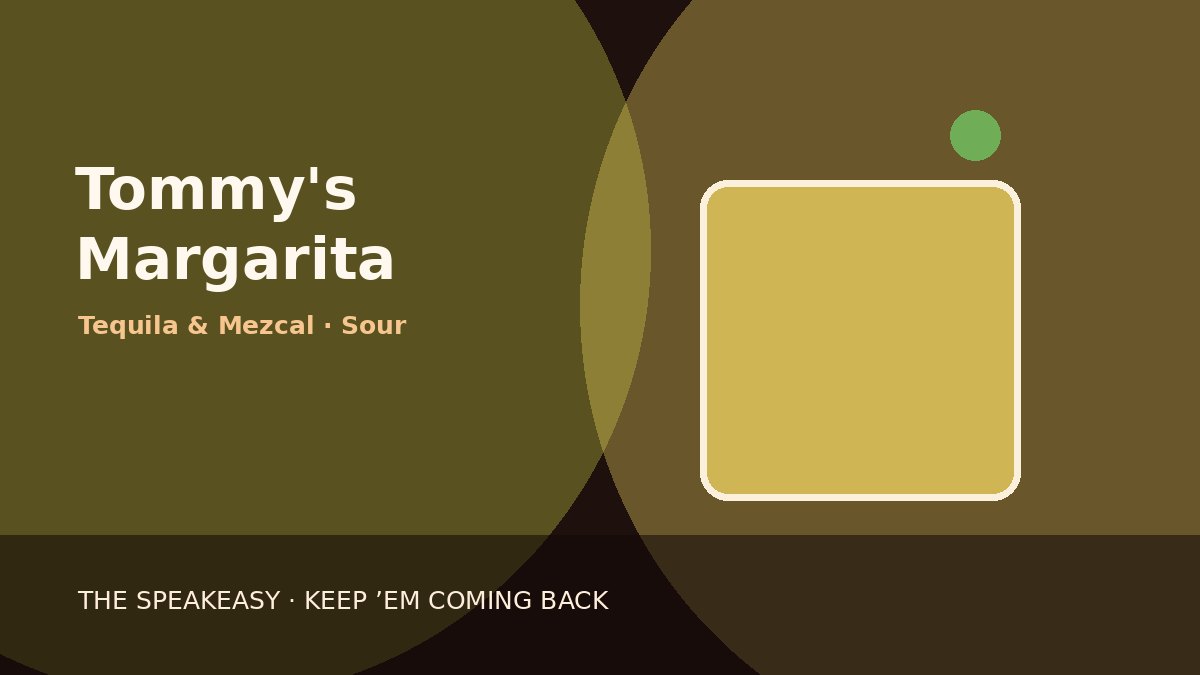 Illustration of Tommy's Margarita