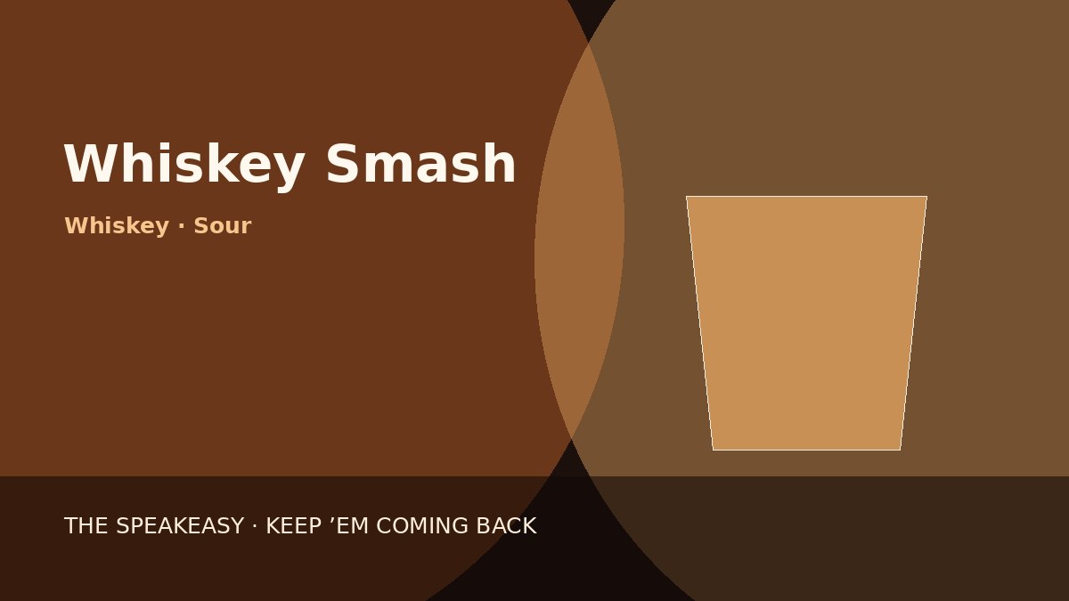 Illustration of Whiskey Smash