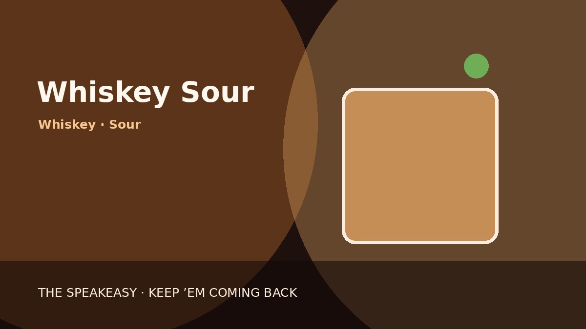 Illustration of Whiskey Sour