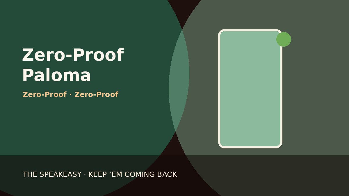Illustration of Zero-Proof Paloma